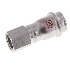 Press Fitting - 22mm Hembra & Rp 1/2'' Hembra - Acero Inoxidable