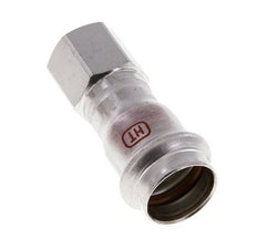 Press Fitting - 22mm Hembra & Rp 1/2'' Hembra - Acero Inoxidable