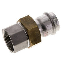 Union Press Fitting - 35mm Hembra & Rp 1-1/4'' Hembra - Acero Inoxidable Junta Plana