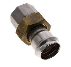Union Press Fitting - 35mm Hembra & Rp 1-1/4'' Hembra - Acero Inoxidable Junta Plana
