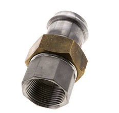 Union Press Fitting - 35mm Hembra & Rp 1-1/4'' Hembra - Acero Inoxidable Junta Plana