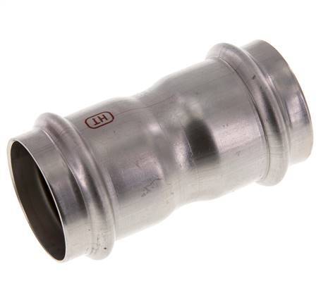Racor a presión - 42 mm hembra - Acero inoxidable