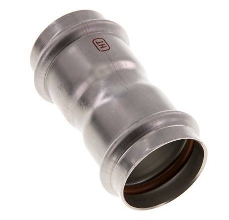 Racor a presión - 42 mm hembra - Acero inoxidable
