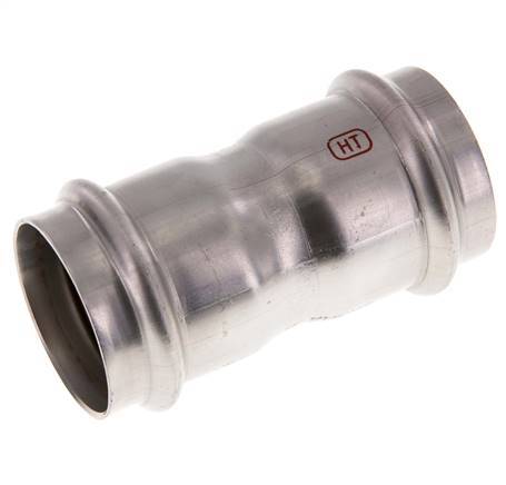 Racor a presión - 42 mm hembra - Acero inoxidable