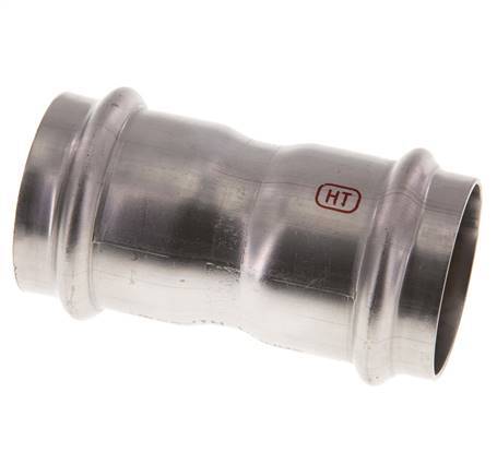 Racor a presión - 42 mm hembra - Acero inoxidable
