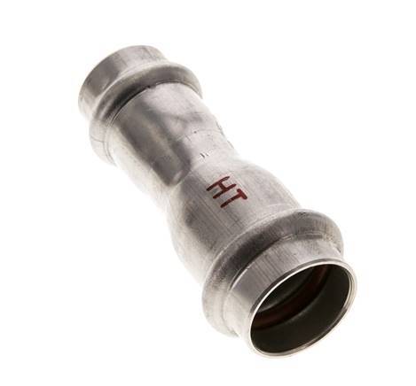 Racor a presión - 18 mm hembra y 22 mm - Acero inoxidable