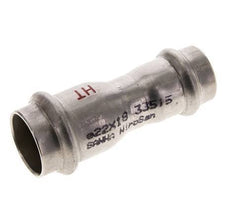 Racor a presión - 18 mm hembra y 22 mm - Acero inoxidable