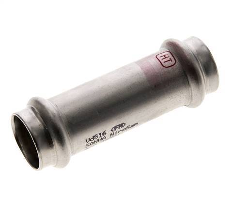 Press Fitting - 22mm Hembra - Acero Inoxidable Largo