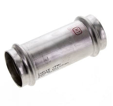Racor a presión - 42mm Hembra - Acero inoxidable Largo