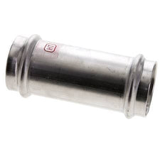 Racor a presión - 42mm Hembra - Acero inoxidable Largo