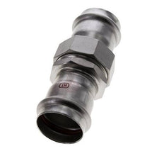 Unión Prensada - 42mm Hembra - Acero Inoxidable Junta Plana