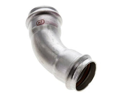 45deg Elbow Press Fitting - 35mm Female - Stainless Steel