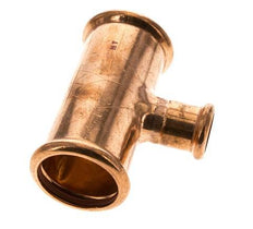 Tee Press Fitting - 22mm Female & 42mm - Copper alloy