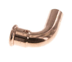 Accesorio a presión codo de 90 grados - 22 mm hembra y 22 mm macho - Aleación de cobre