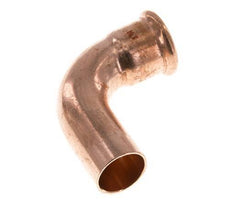 Accesorio a presión codo de 90 grados - 28 mm hembra y 28 mm macho - Aleación de cobre