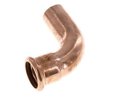 Accesorio a presión codo de 90 grados - 28 mm hembra y 28 mm macho - Aleación de cobre