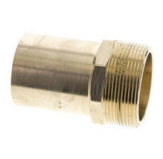 Racor a presión - Macho 54 mm y macho R 2'' - Aleación de cobre