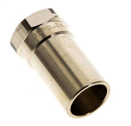 Press Fitting - 22mm Macho & Rp 1/2'' Hembra - Aleación de cobre