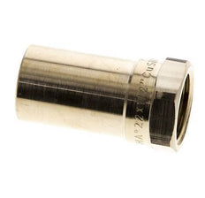 Press Fitting - 22mm Macho & Rp 1/2'' Hembra - Aleación de cobre