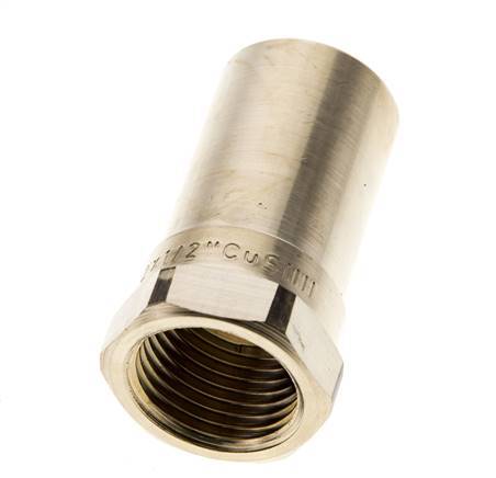 Press Fitting - 22mm Macho & Rp 1/2'' Hembra - Aleación de cobre