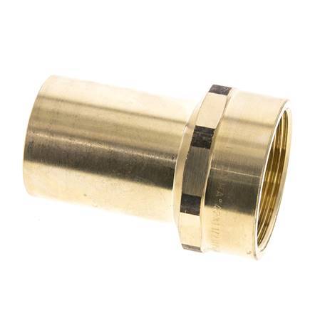 Racor a presión - Macho 42 mm y hembra Rp 1-1/2'' - Aleación de cobre