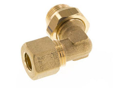 10mm & G3/8'' Brass Elbow Compression Fitting with Male Threads 95 bar NBR Adjustable DIN EN 1254-2
