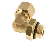10mm & G3/8'' Brass Elbow Compression Fitting with Male Threads 95 bar NBR Adjustable DIN EN 1254-2