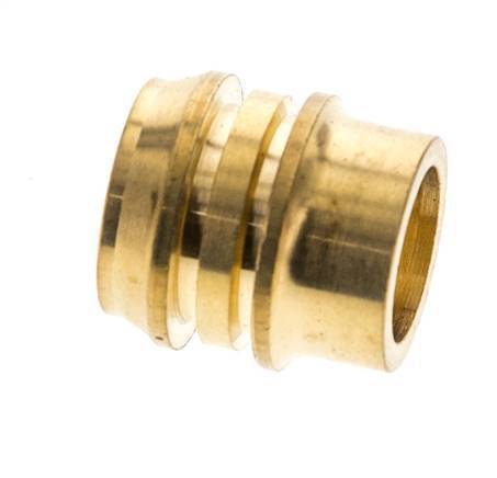Racor de compresión recto de latón de 10 mm DN 1275 bar DIN EN 1254-2