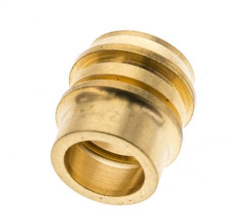 Racor de compresión recto de latón de 10 mm DN 1275 bar DIN EN 1254-2