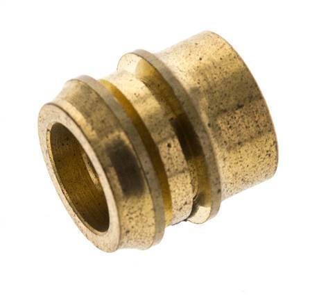 Racor de compresión recto de latón de 10 mm DN 1489 bar DIN EN 1254-2