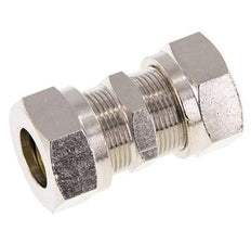 Racor recto de latón niquelado 18L 65 bar ISO 8434-1