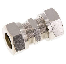 Racor recto de latón niquelado 18L 65 bar ISO 8434-1