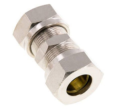 Racor recto de latón niquelado 18L 65 bar ISO 8434-1