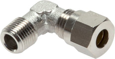 8LL & R1/8'' Nickel plated Brass Elbow Cutting Fitting with Male Threads 100 bar ISO 8434-1 [2 Pieces]