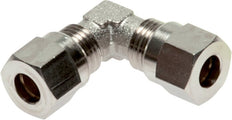 6LL Nickel plated Brass Elbow Cutting Fitting 100 bar ISO 8434-1 [2 Pieces]