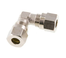 6LL Nickel plated Brass Elbow Cutting Fitting 100 bar ISO 8434-1 [2 Pieces]