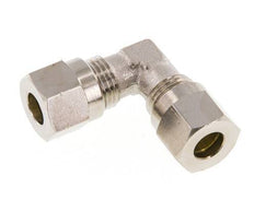 6LL Nickel plated Brass Elbow Cutting Fitting 100 bar ISO 8434-1 [2 Pieces]