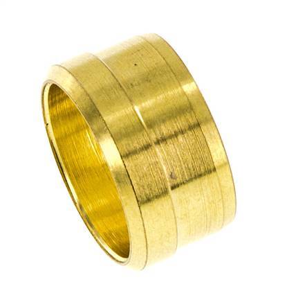 15L (M22x1.5) Anillo de corte de latón [10 Piezas]