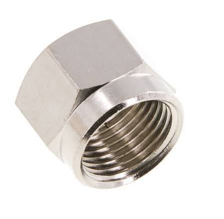 8LL (M12x1) Brass Union Nut [10 Pieces]