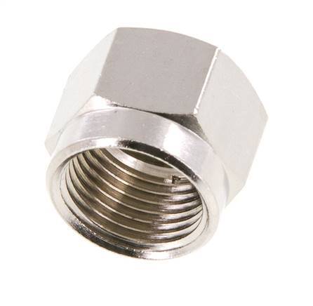 8LL (M12x1) Brass Union Nut [10 Pieces]