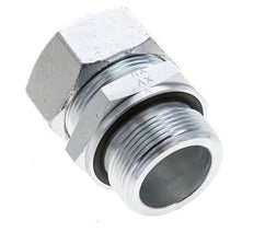 35L & M42x2 Zink plated Steel Straight Cutting Fitting with Male Threads 160 bar NBR ISO 8434-1