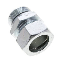 35L & M42x2 Zink plated Steel Straight Cutting Fitting with Male Threads 160 bar NBR ISO 8434-1