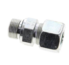 16S & M22x1.5 Zink plated Steel Straight Cutting Fitting with Male Threads 400 bar NBR ISO 8434-1