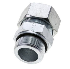 38S & M48x2 Zink plated Steel Straight Cutting Fitting with Male Threads 315 bar NBR ISO 8434-1
