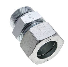 38S & M48x2 Zink plated Steel Straight Cutting Fitting with Male Threads 315 bar NBR ISO 8434-1