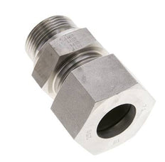 25S & M33x2 Stainless Steel Straight Cutting Fitting with Male Threads 400 bar FKM ISO 8434-1