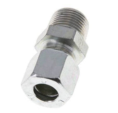 Racor de corte recto de acero cincado 10L y R3/8'' con rosca macho 315 bar ISO 8434-1