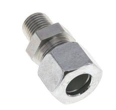 Racor de corte recto de acero galvanizado 12L y R1/4'' con rosca macho 315 bar ISO 8434-1