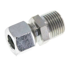 Racor de corte recto de acero galvanizado 12L y R1/2'' con rosca macho 315 bar ISO 8434-1