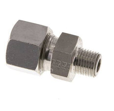Accesorio de corte recto de acero inoxidable 12L y R1/4'' con rosca macho 630 bar ISO 8434-1